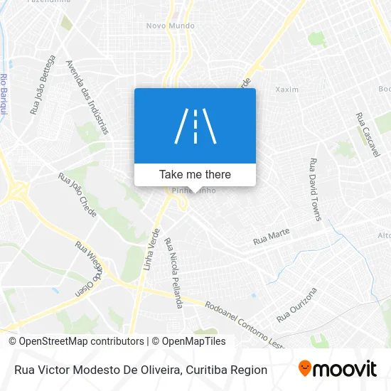 Rua Victor Modesto De Oliveira map