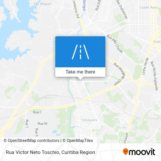 Rua Victor Neto Toschio map