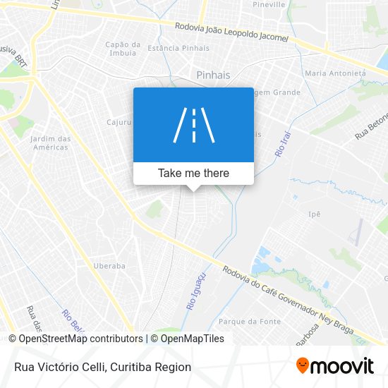 Rua Victório Celli map