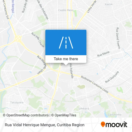 Rua Vidal Henrique Mengue map