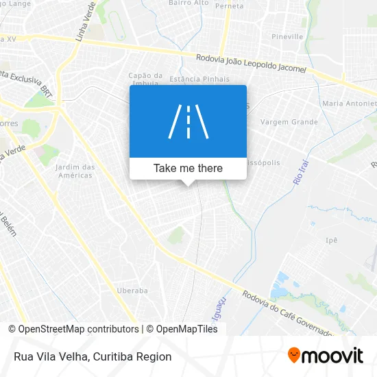 Rua Vila Velha map