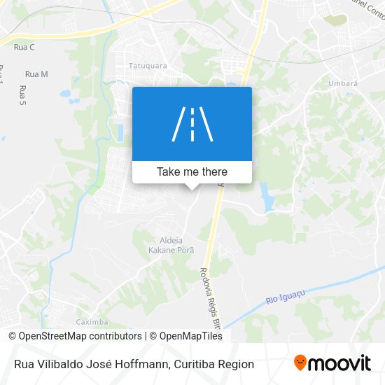 Rua Vilibaldo José Hoffmann map