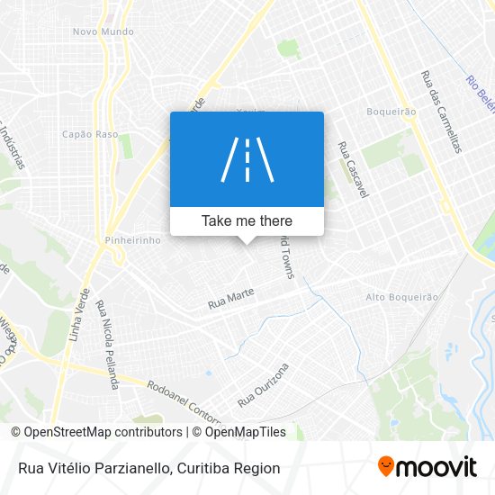 Rua Vitélio Parzianello map