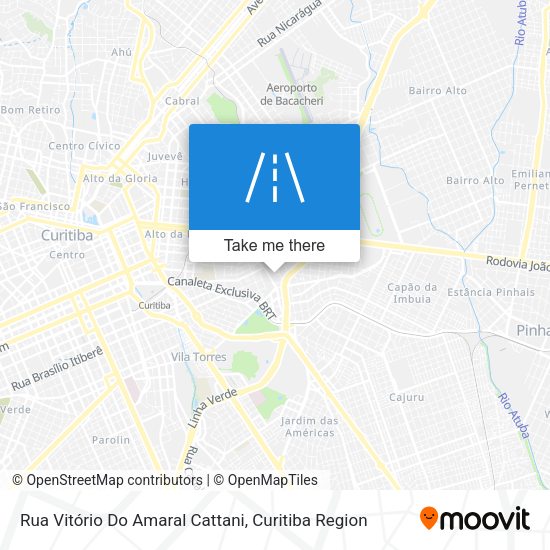 Rua Vitório Do Amaral Cattani map