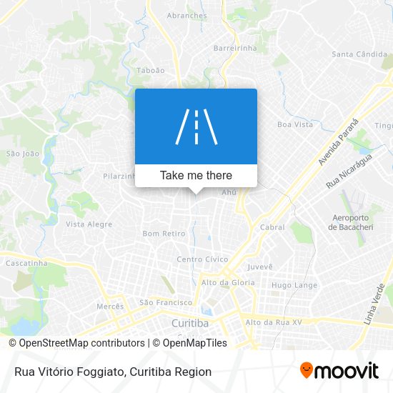 Rua Vitório Foggiato map