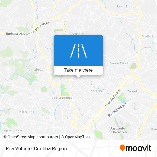 Rua Voltaire map