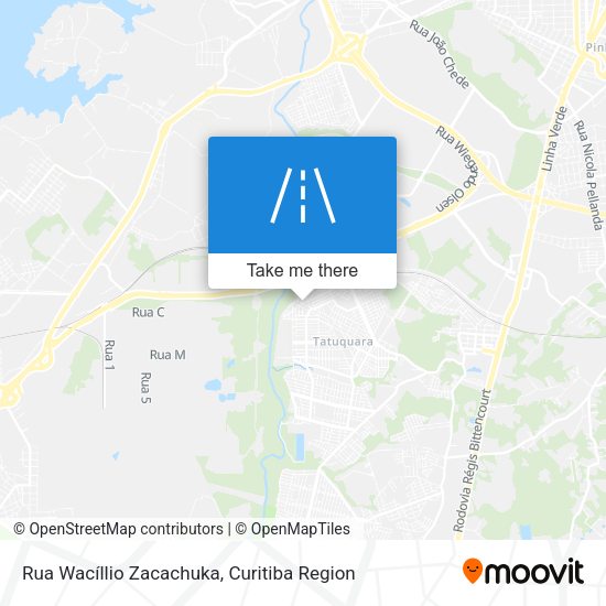 Rua Wacíllio Zacachuka map