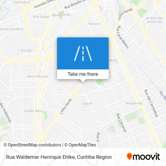 Rua Waldemar Henrique Ehlke map