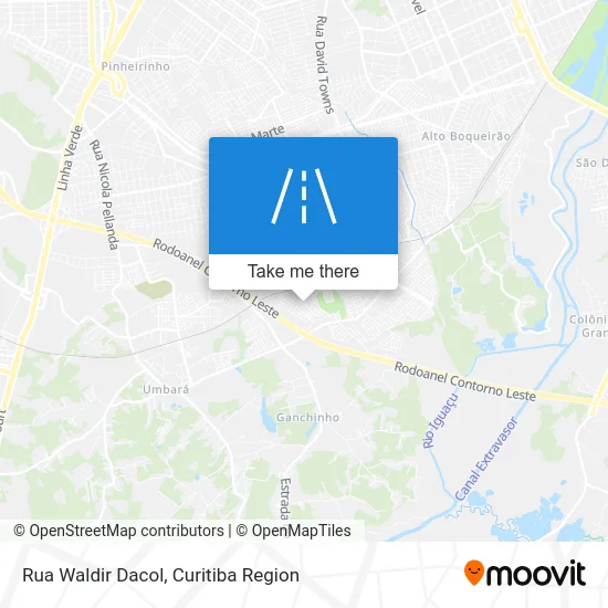 Rua Waldir Dacol map