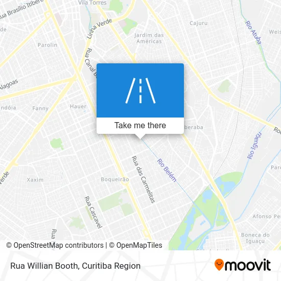 Rua Willian Booth map
