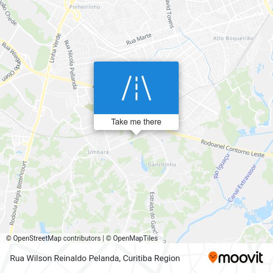 Rua Wilson Reinaldo Pelanda map