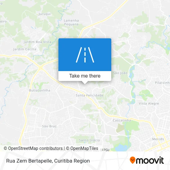 Rua Zem Bertapelle map