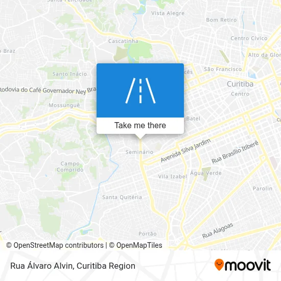 Rua Álvaro Alvin map