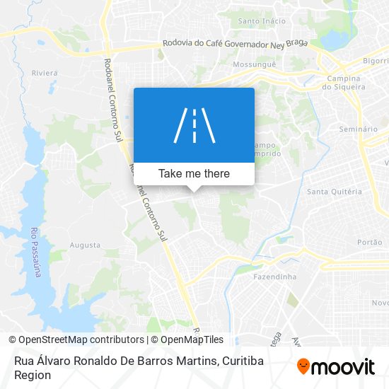 Rua Álvaro Ronaldo De Barros Martins map