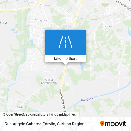 Rua Ângela Gabardo Parolin map