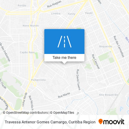 Travessa Antenor Gomes Camargo map