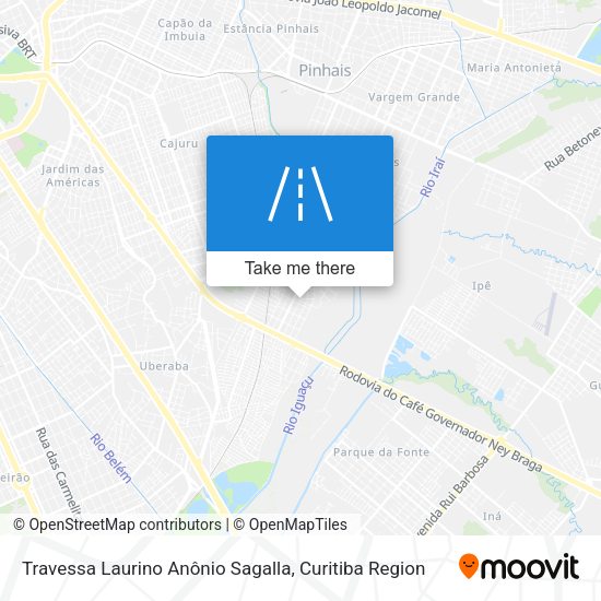 Travessa Laurino Anônio Sagalla map