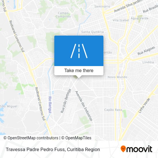 Travessa Padre Pedro Fuss map