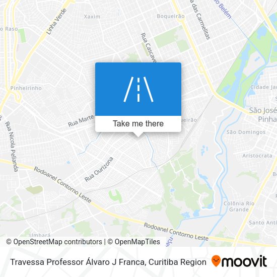 Travessa Professor Álvaro J Franca map