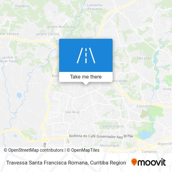 Travessa Santa Francisca Romana map