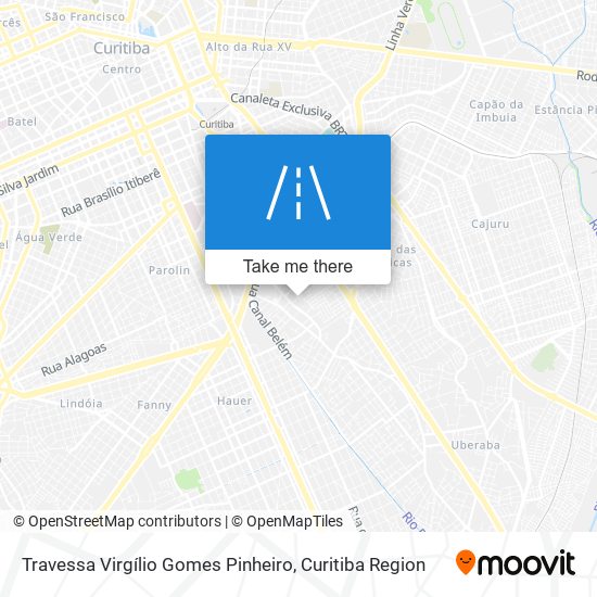 Mapa Travessa Virgílio Gomes Pinheiro