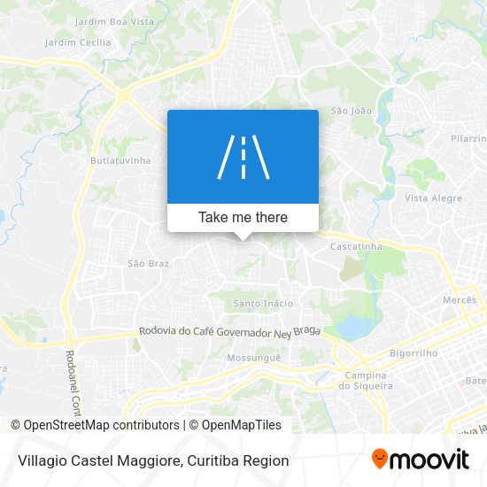 Villagio Castel Maggiore map