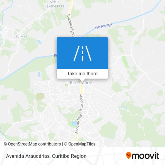 Avenida Araucárias map