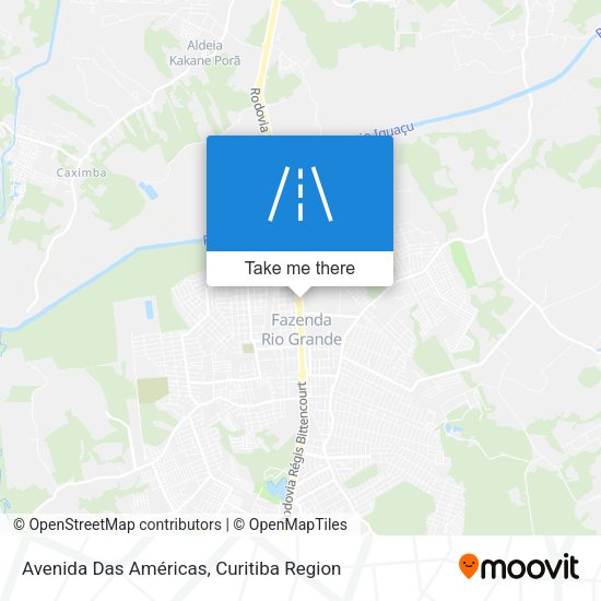 Avenida Das Américas map