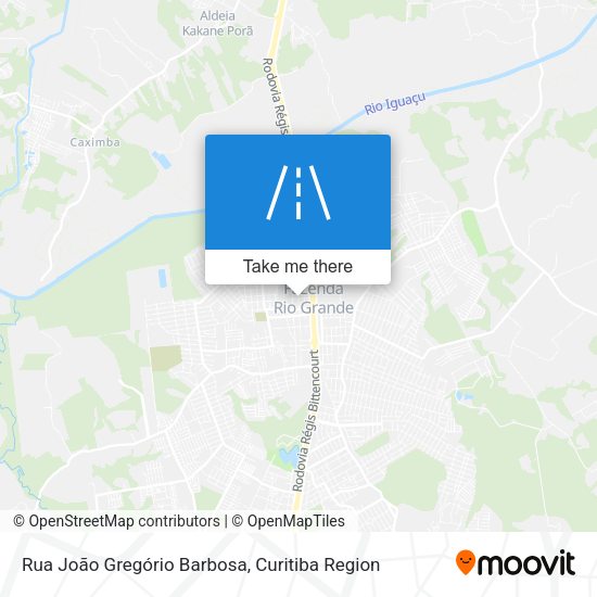Rua João Gregório Barbosa map