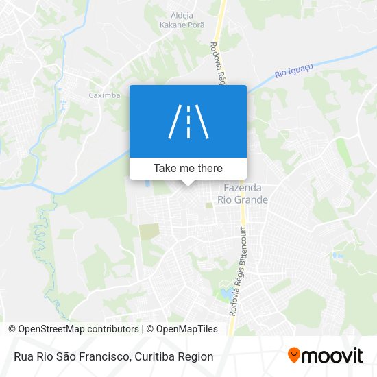 Rua Rio São Francisco map