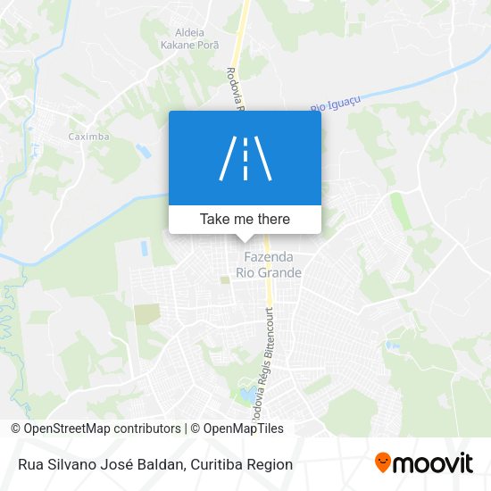 Rua Silvano José Baldan map