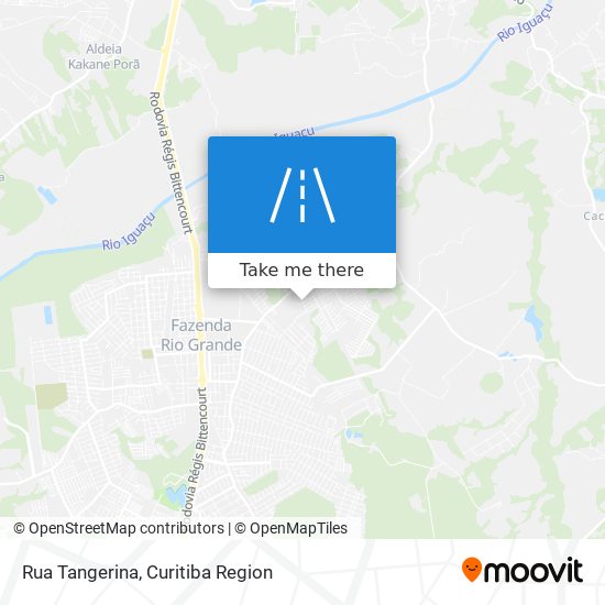 Rua Tangerina map