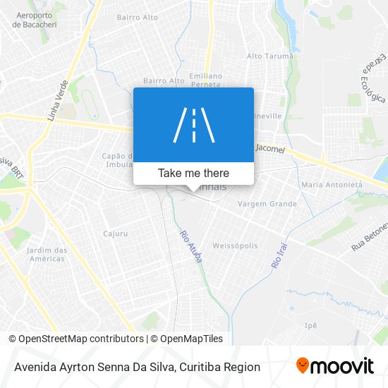 Avenida Ayrton Senna Da Silva map
