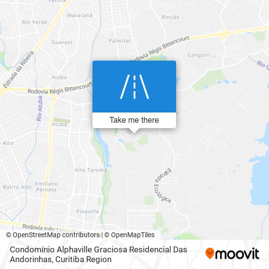 Condomínio Alphaville Graciosa Residencial Das Andorinhas map