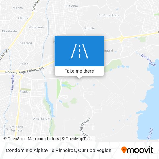 Mapa Condomínio Alphaville Pinheiros