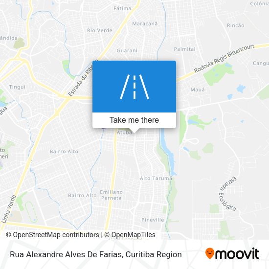 Rua Alexandre Alves De Farias map