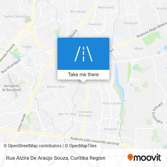 Rua Alzira De Araújo Souza map