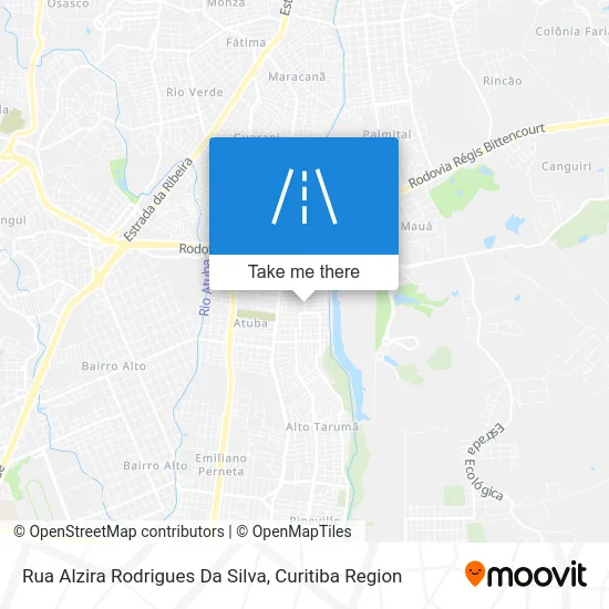 Rua Alzira Rodrigues Da Silva map