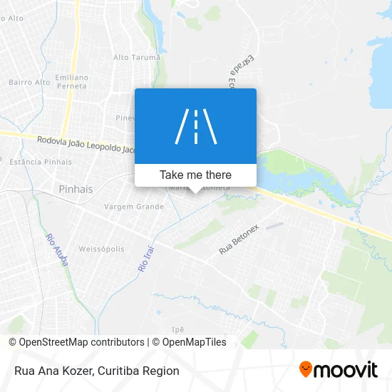 Rua Ana Kozer map