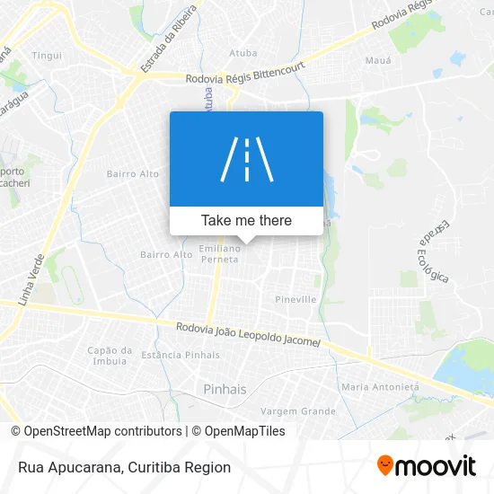 Rua Apucarana map