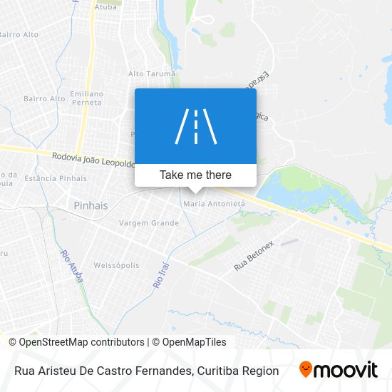 Rua Aristeu De Castro Fernandes map