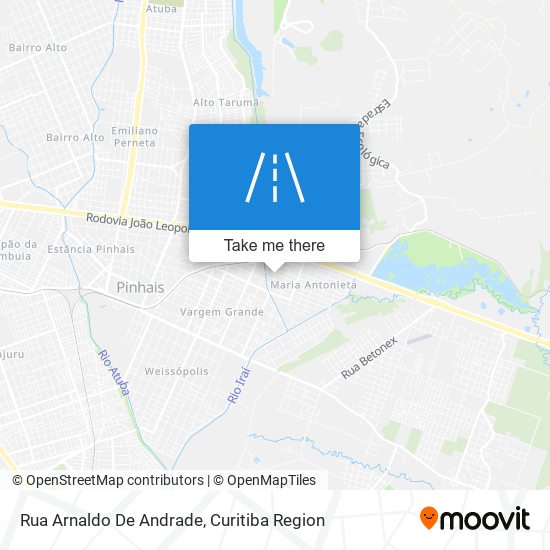 Mapa Rua Arnaldo De Andrade