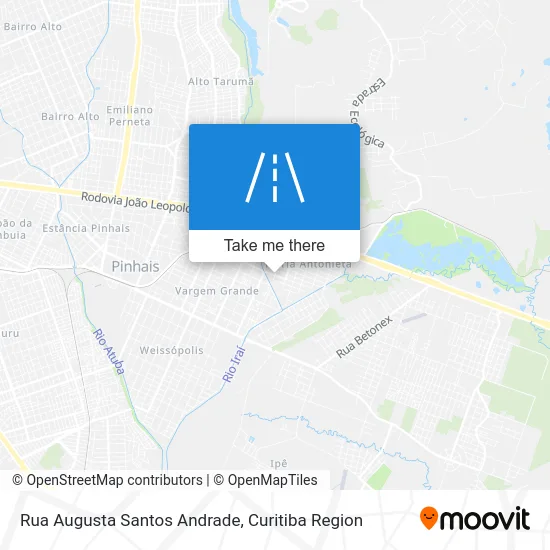 Rua Augusta Santos Andrade map