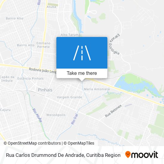 Rua Carlos Drummond De Andrade map