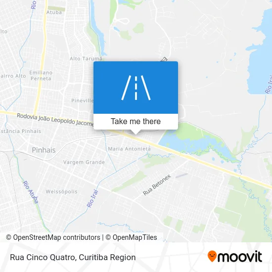 Rua Cinco Quatro map