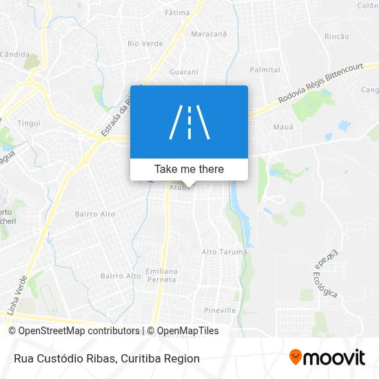 Rua Custódio Ribas map