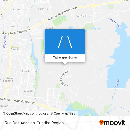 Rua Das Acacias map
