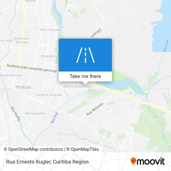 Rua Ernesto Kugler map