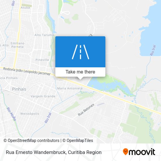 Rua Ernesto Wandembruck map