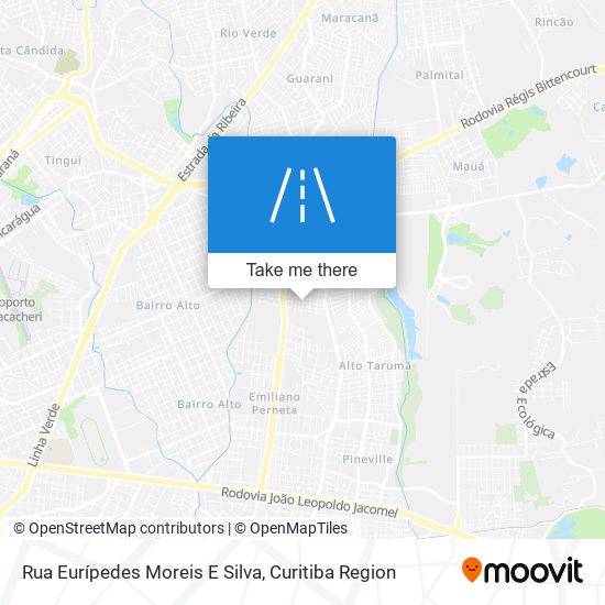 Rua Eurípedes Moreis E Silva map